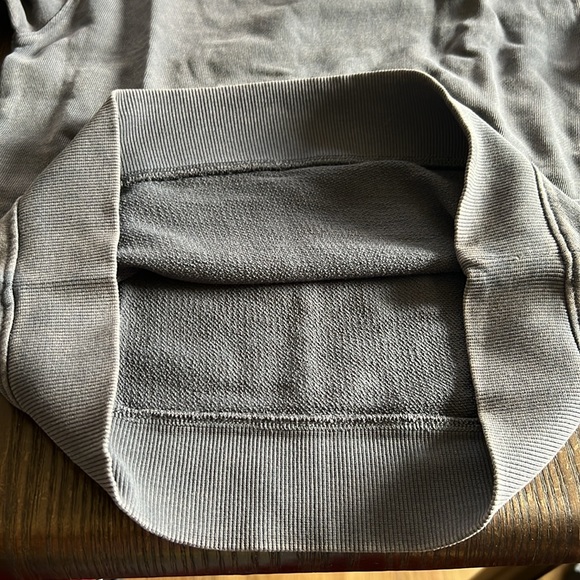Kids Unisex Grey Weathered Look Sweatshirt - Picture 7 of 8